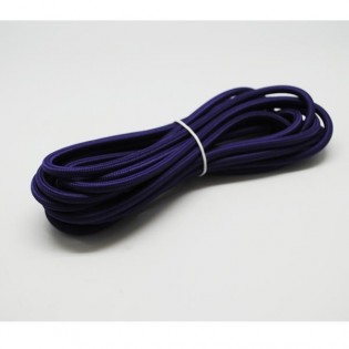Cable tissu violet