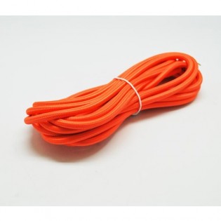 Cable tissu orange