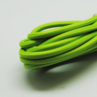 Cable tissu verte