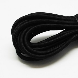 Cable tissu noir