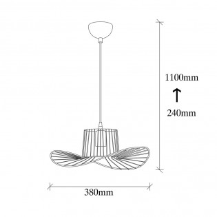 Lampe de suspension Beja