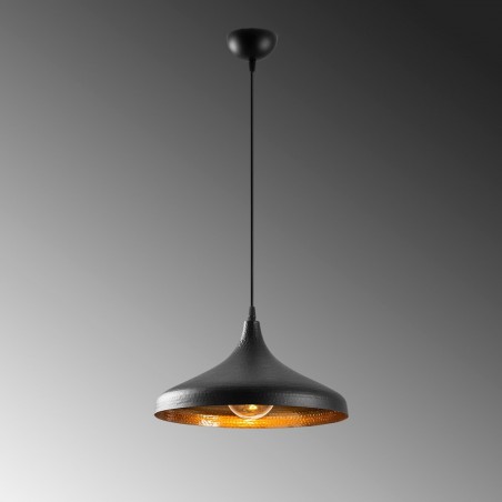 Lampe de plafond Asney Noir