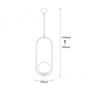 Lampe de plafond Garet