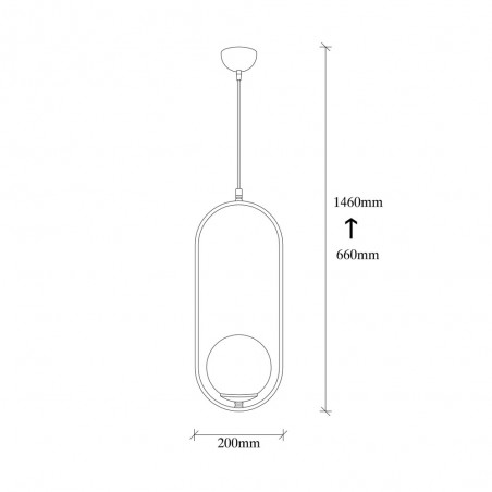 Lampe de plafond Garet