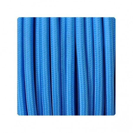Enrouleur de câble tissu Bleu