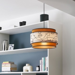Lampe de suspension Milo Visages