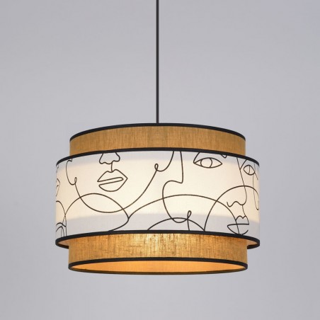 Lampe de suspension Milo Visages