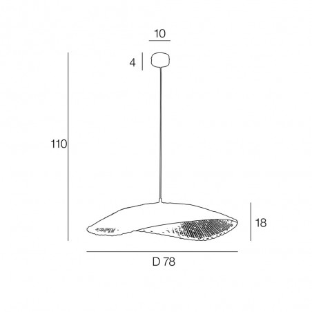 Lampe de suspension Calanques