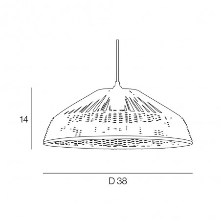 Lampe de plafond Ciotat
