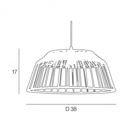 Lampe de plafond Cassis