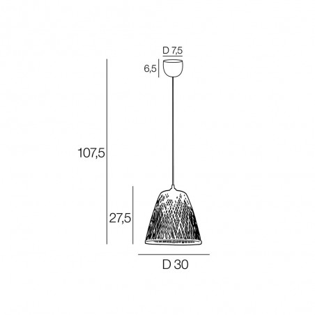 Lampe de suspension Kami