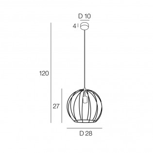 Lampe de plafond Owen