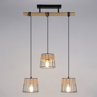 Regletté de suspension Indah (3 lumieres)