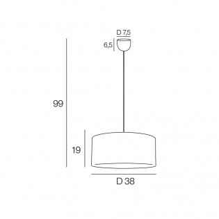 Lampe de suspension Tedera