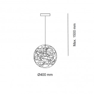 Lampe de plafond Coron
