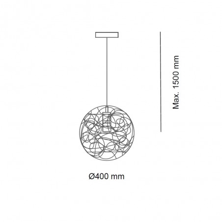 Lampe de plafond Coron