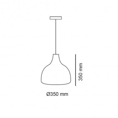 Lampe de plafond Luzon