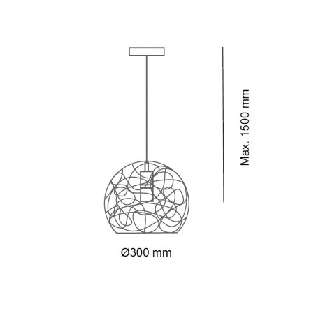 Lampe de plafond Cebu