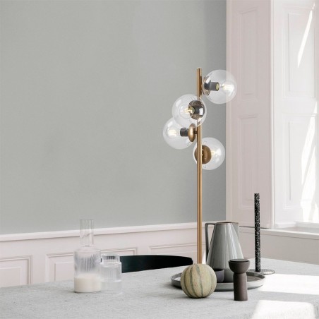 Lampadaire Sinza Transparent (4 lumieres)