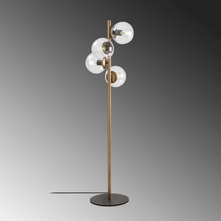 Lampadaire Sinza Transparent (4 lumieres)