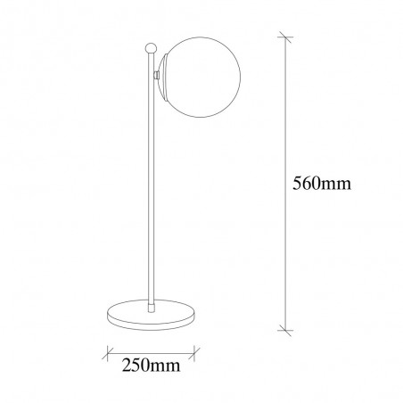 Lampe a poser Sinza Opale