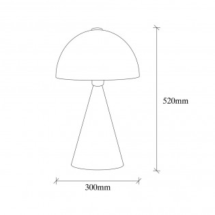 Lampe a poser Momo Blanc