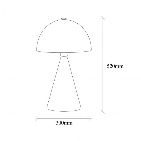 Lampe a poser Momo Noir