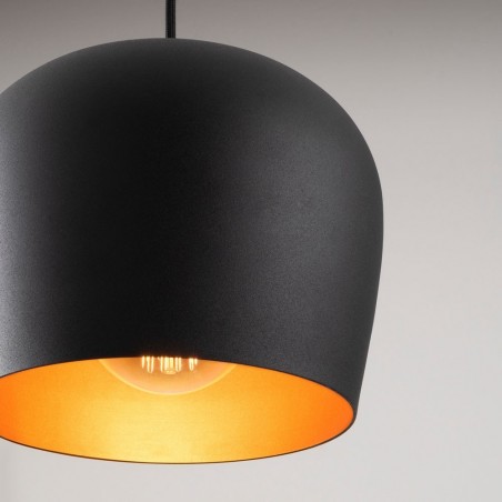 Regletté de suspension Harvey 22 Noir (3 lumieres)