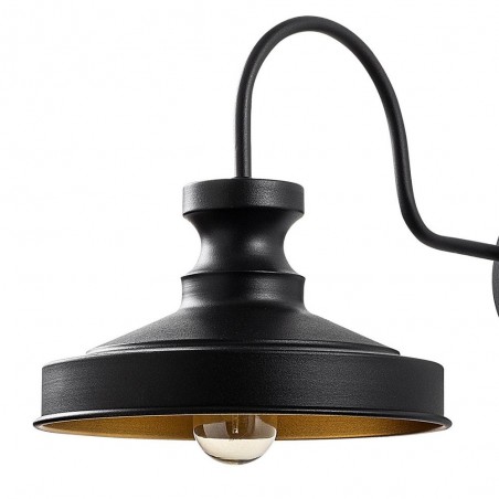 Applique Murale Harvey 22 Noir