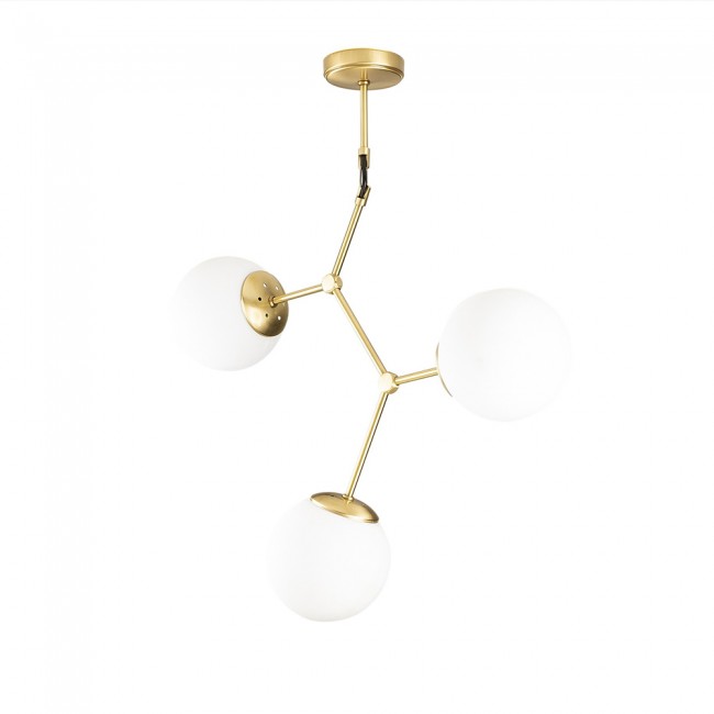 Lampe de plafond Mulen Or (3 lumieres) Lampe de plafond Mulen Or (3 lumieres)