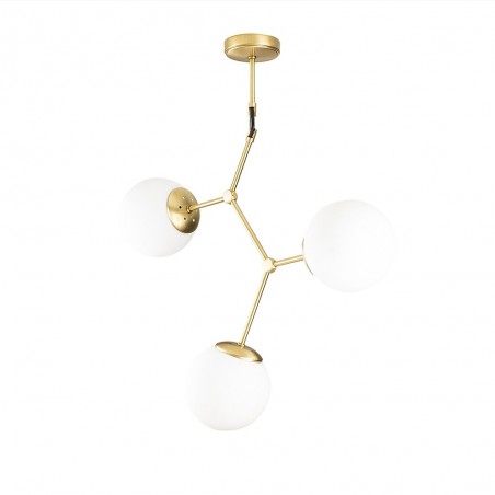 Lampe de plafond Mulen Or (3 lumieres)