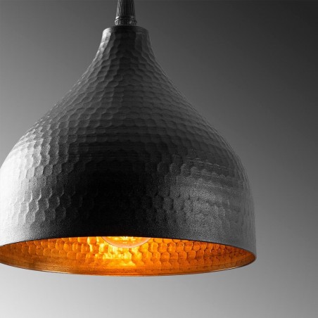 Lampe de suspension Asney 18 Noir