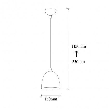 Lampe de plafond Asney 16 Blanc
