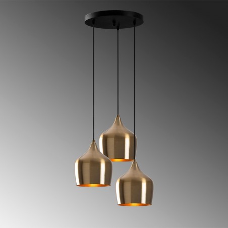 Lampe de suspension Momo 22 Vintage (3 lumieres)