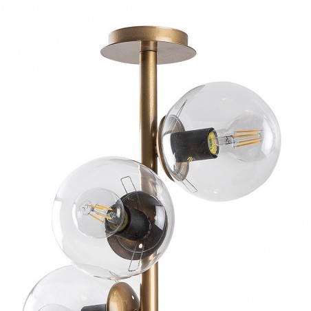 Plafonnier Sinza Transparent (4 lumieres)