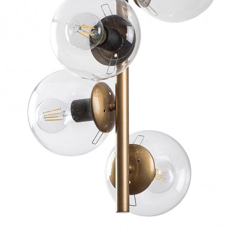 Plafonnier Sinza Transparent (4 lumieres)