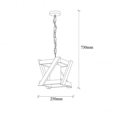 Lampe de plafond Gentry 25