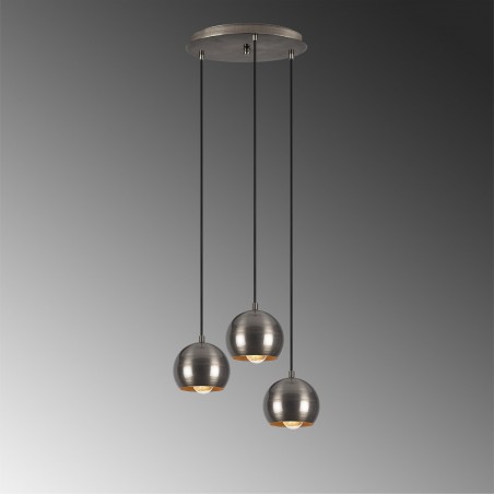 Lampe de suspension Harvey 15 Platin (3 lumieres)