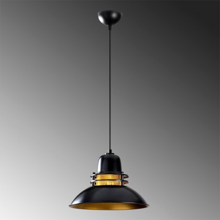 Lampe de plafond retro Harvey 34 Noir