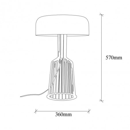 Lampe a poser Cabiria