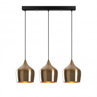 Regletté de suspension Momo 22 Vintage (3 lumieres)