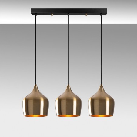 Regletté de suspension Momo 22 Vintage (3 lumieres)
