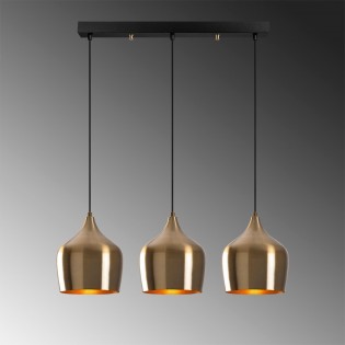 Regletté de suspension Momo 22 Vintage (3 lumieres)