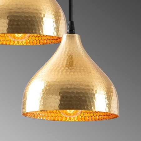 Lampe de suspension Asney 18 Or (3 lumieres)