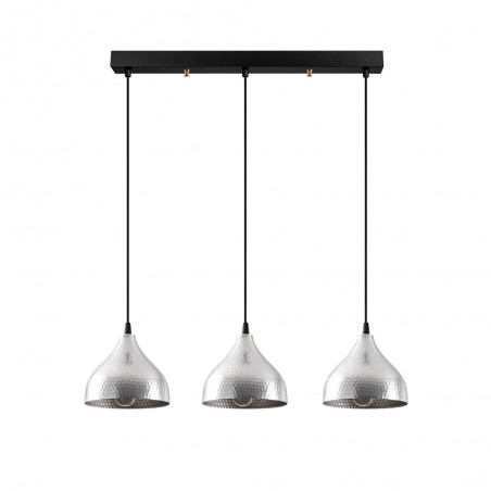Regletté de plafond Asney 18 Argent (3 lumieres)