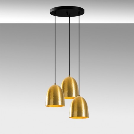 Lampe de plafond Asney 20 Or (3 lumieres)