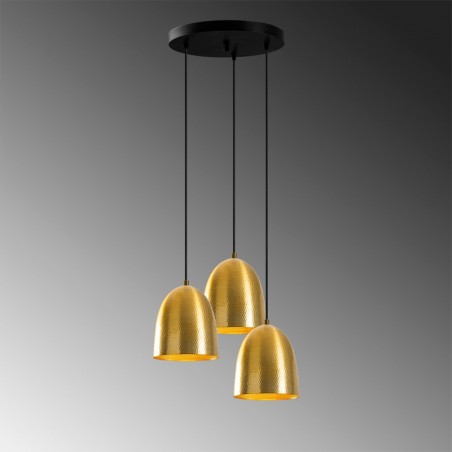 Lampe de plafond Asney 20 Or (3 lumieres)