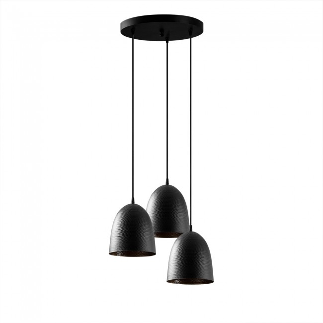 Lampe de plafond Asney 20 Noir (3 lumieres) Lampe de plafond Asney 20 Noir (3 lumieres)