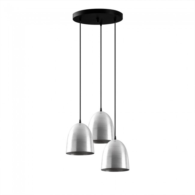 Lampe de plafond Asney 20 Argent (3 lumieres) Lampe de plafond Asney 20 Argent (3 lumieres)
