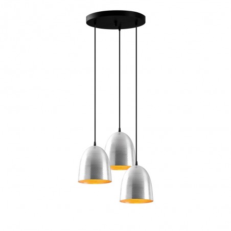 Lampe de plafond Asney 20 Argent (3 lumieres)